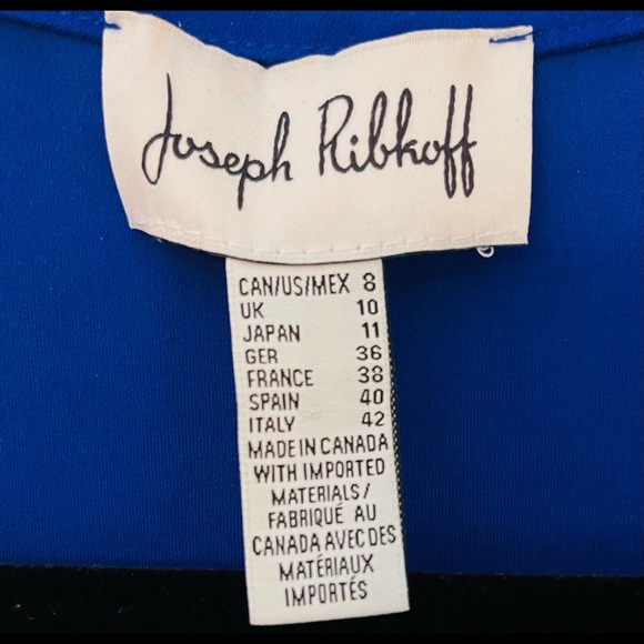 Joseph Ribkoff Royal blue pleated tunic - Picture 9 of 10